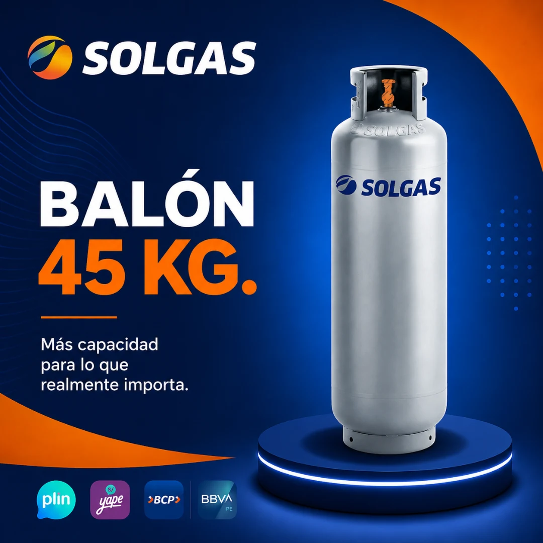 Balón Solgas 45kg